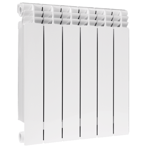Биметаллический радиатор отопления Fondital 500/100 Bianco Alustal (6 секций)