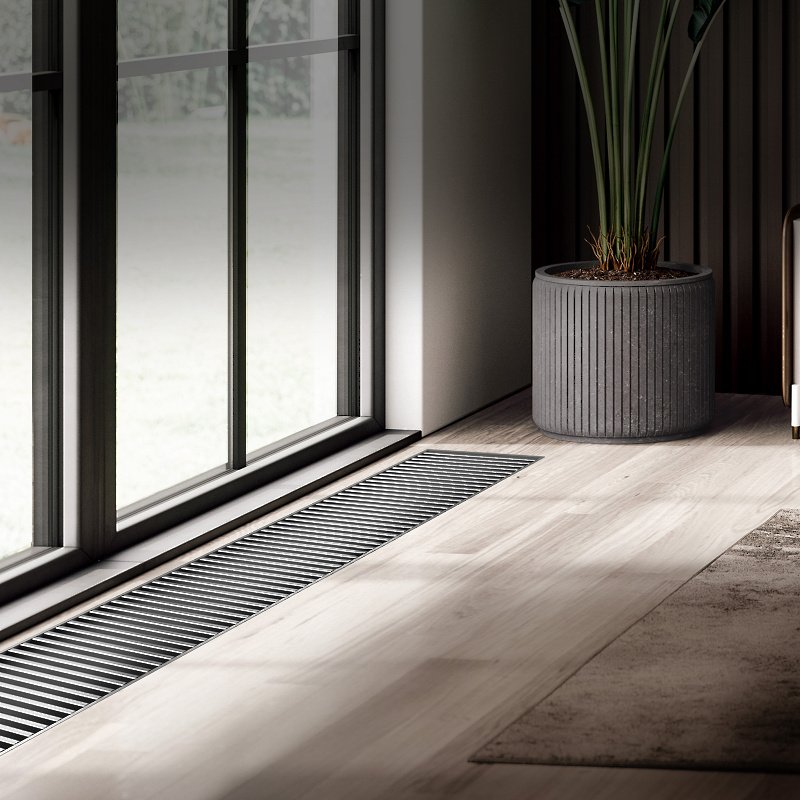 Внутрипольный конвектор Royal Thermo Atrium 190/250/2500-DG-U-NA