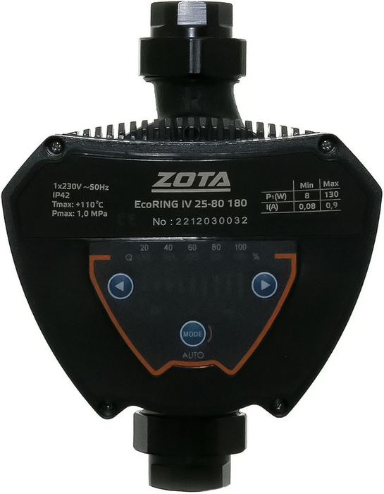 Циркуляционный насос Zota EcoRING IV 25-80 180