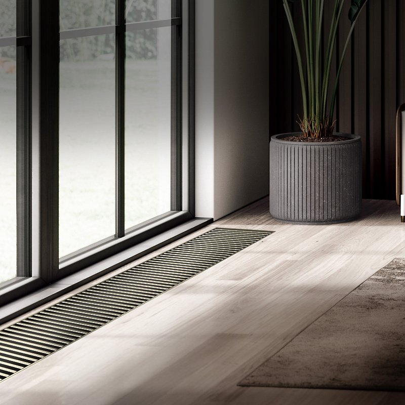 Внутрипольный конвектор Royal Thermo Atrium 190/200/2900-DG-U-LB